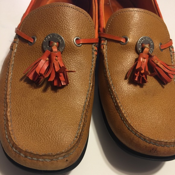 Cole Haan Leather Loafers with Tassels Size 9B - Picture 6 of 8
